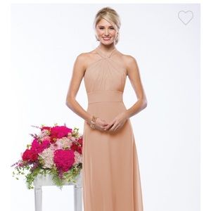 Jasmine bridesmaid -champagne, georgette  - SZ 0